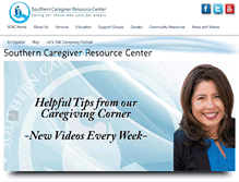 Tablet Screenshot of caregivercenter.org